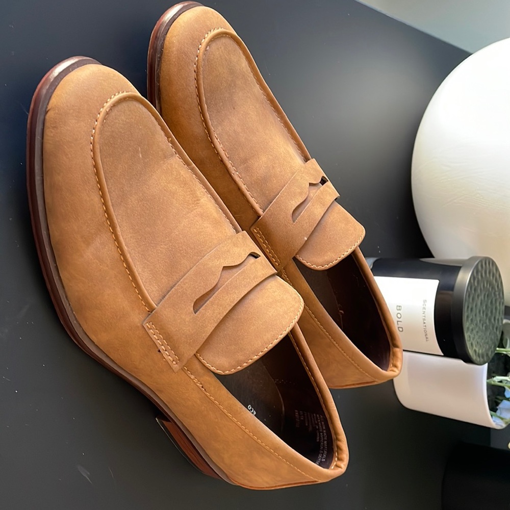 Boys brown loafers